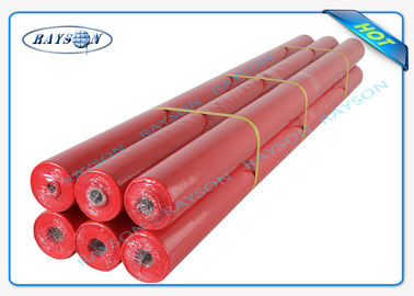 AZO 자유로운 빨강 비 길쌈된 TNT 직물, 처분할 수 있는 상보 1m x 1m, 0.5m x 1.2m